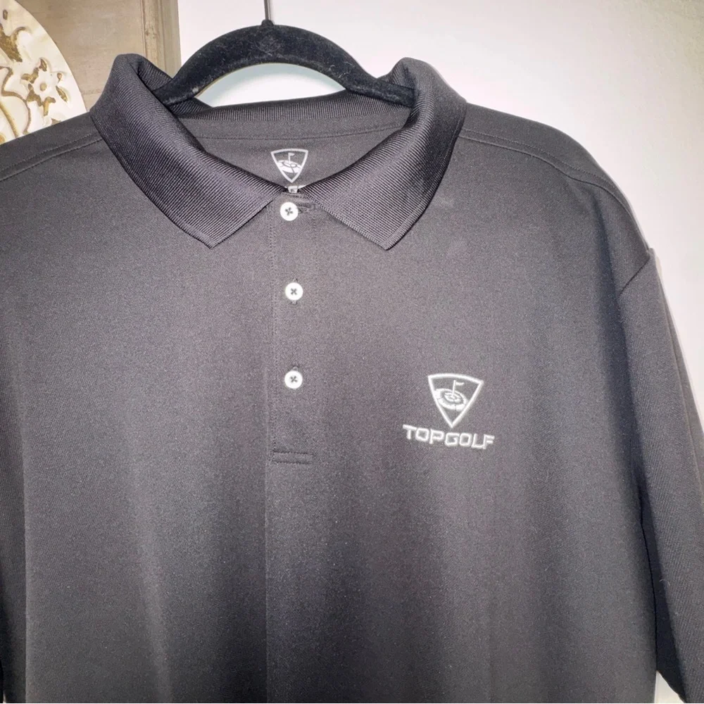 🏌️‍♂️ TOPGOLF Performance Polo Shirt – Black – Men’s 2XL